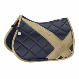 Eskadron Classic Sports Schabracke Bicross Mattgloss Blau für Warmblut – Bild 1 von 2