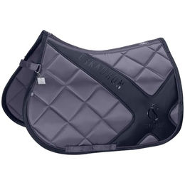 Eskadron Classic Sports Schabracke Bicross Mattgloss in Lila/Grau aus Polyester für Warmblut – Bild 1 von 4