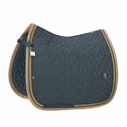 Eskadron Classic Sports Schabracke Glossy Jewel Contrast Blau für Pony – Bild 1 von 4