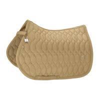 Produktbild von Eskadron Classic Sports Schabracke mit Highgloss Emblem in Beige und Gold für Warmblut aus Polyester