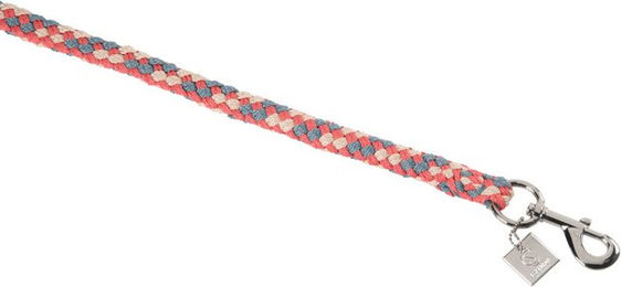 Eskadron Classic Sports Strick Führstrick mit Regular Swivel Karabinerhaken in Blau Rosa Bunt - 2 m – Bild 1 von 2