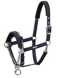 Eskadron Control Pin Buckle Halfter für Pferde aus Nylon in Blau – Bild 1 von 5