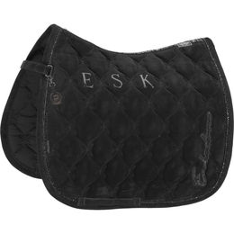 Produktbild von Eskadron Dressurschabracke Black DL Velours Crystal Platinum Schwarz