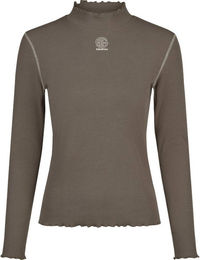 Eskadron Dynamic 26 Baumwoll-Ripp Shirt Damen Turtleneck in Powdertaupe Größe S – Bild 1 von 1