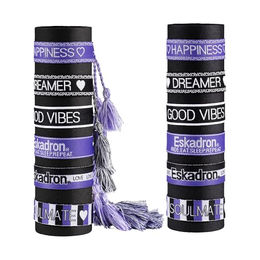 Eskadron Dynamic Armband 6er Set aus Polyester in Bunt und Lila – Bild 1 von 1
