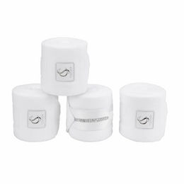 Eskadron Fleece Gamaschen Jewel Weiß für Warmblut – Bild 1 von 3