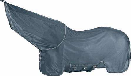 Produktbild von Eskadron Fliegendecke Fly Detach-Neck für Pferde steel blue XXL
