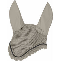Produktbild von Eskadron Fliegenhaube Crystal Platinum Grau aus Baumwolle für Warmblut