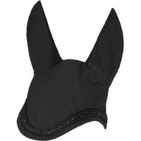 Produktbild von Eskadron Fliegenhaube DynAir Mesh Jewel Platinum Schwarz für Warmblut