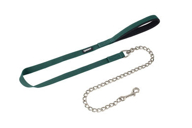 Produktbild von Eskadron Führkette vernickelt in Racing Green Größe XS