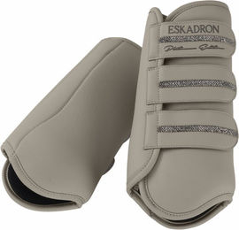 Eskadron Gamaschen Allround Hind Platinum Grau aus Kunstleder für Warmblut – Bild 1 von 1