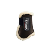 Produktbild von Eskadron Gamaschen ES Compact Faux Fur für Warmblut in Braun und Schwarz