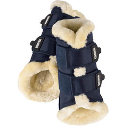 Eskadron Gamaschen Fauxfur Boots Navy Blau XL aus Polyester – Bild 1 von 5