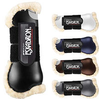 Produktbild von Eskadron Gamaschen Flexisoft Faux Fur für vorne Blau Größe Full