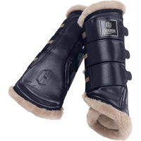 Produktbild von Eskadron Gamaschen Glamslate Fauxfur Navy Blau XL mit Plüsch