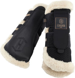 Eskadron Gamaschen Heritage Kunstfell Schwarz Größe S – Bild 1 von 3