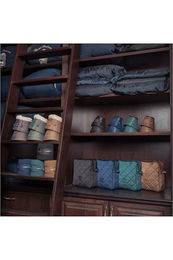 Produktbild von Eskadron Gamaschen Sprungglocken STINGRAY FAUXFUR Heritage 24/25 Blau XL aus Kunstleder