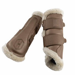 Produktbild von Eskadron Gamaschen STINGRAY FAUXFUR Heritage 24/25 aus Kunstleder in Beige und Braun Größe M