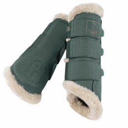 Produktbild von Eskadron Gamaschen STINGRAY FAUXFUR Heritage 24/25 Kunstleder Grün Größe L