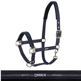 Eskadron Halfter Basics mit Dornschnalle aus Nylon in Nightblue/Vollblut – Bild 1 von 2