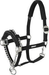 Eskadron Halfter Control Schiebeschnalle Schwarz Nylon für Warmblut Extra – Bild 1 von 1