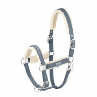 Produktbild von Eskadron Halfter Denim Double Pin mit Teddyfleece in Blau