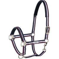 Produktbild von Eskadron Halfter Dornschnalle Basics für Warmblut in Nightblue-White-Bordeaux aus Nylon