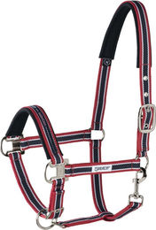Eskadron Halfter Dornschnalle New Basic für Warmblut in Chili-White-Nightblue aus Neopren – Bild 1 von 2