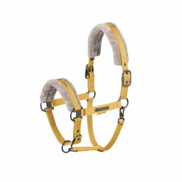 Produktbild von Eskadron Halfter Double Pin Faux Fur Gold Gelb Platinum Größe P2