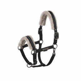 Produktbild von Eskadron Halfter Double Pin Faux Fur Schwarz Platinum Größe V