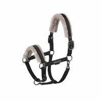 Produktbild von Eskadron Halfter Double Pin Faux Fur Schwarz Platinum Größe V