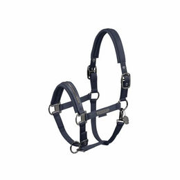 Produktbild von Eskadron Halfter Double Pin Glossy Crystal Blau für Warmblut