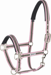 Eskadron Halfter mit Dornschnalle Basics aus Nylon für Vollblut in Beige und Powderrosa – Bild 1 von 1