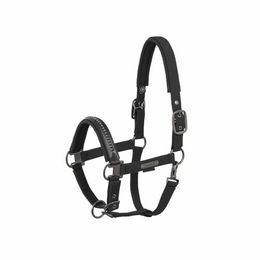 Produktbild von Eskadron Halfter Softshell Pearls Double Pin Black Platinum für Warmblut