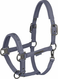 Eskadron Halfter Sparkle Double Pin Platinum aus Kunstleder in Blau Silber Größe M – Bild 1 von 2