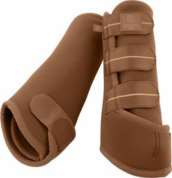Produktbild von Eskadron Heritage 2526 Pro Dressage Gamaschen hinten für Ponys aus Neopren in Cardamom Braun