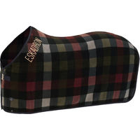 Produktbild von Eskadron Heritage Abschwitzdecke Fleece Check in Black-Deep Moss-Merlot-Ash Größe S
