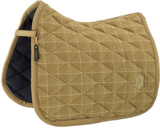 Eskadron Heritage Bouclé Emblem Schabracke Cardamom Beige für Warmblut Größe VS – Bild 1 von 3