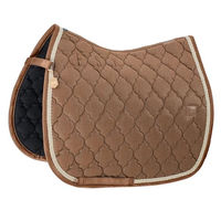 Produktbild von Eskadron Heritage Cotton Glitter Schabracke für Pferde Pony in Almond Black True Blue