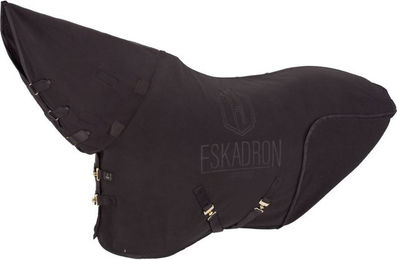 Eskadron Heritage Double-Fleece High Neck Abschwitzdecke für Pferde Schwarz XL – Bild 1 von 2