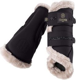 Eskadron Heritage Gamaschen Faux Leather Jewel FF Schwarz Größe M – Bild 1 von 1