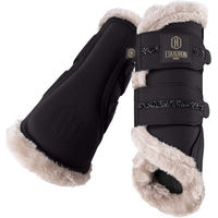 Produktbild von Eskadron Heritage Gamaschen Faux Leather Jewel FF Schwarz Größe M