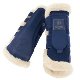 Produktbild von Eskadron Heritage Gamaschen Mesh Fauxfur Blau XL