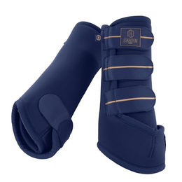 Produktbild von Eskadron Heritage Gamaschen Pro Dressage vorne aus Neopren Farbe Blau Größe L
