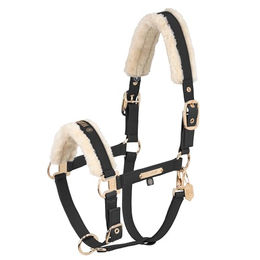Eskadron Heritage Halfter aus Kunstleder für Ponys in Schwarz – Bild 1 von 2