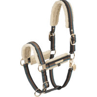 Produktbild von Eskadron Heritage Halfter Double Pin Teddyfleece für Pferde Größe Pony
