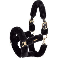 Produktbild von Eskadron Heritage Halfter mit Kunstfell Pony Größe 1 Schwarz