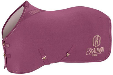 Eskadron Heritage Jersey Sparkle Abschwitzdecke für Pferde in Schwarz und Lila Größe L – Bild 1 von 4