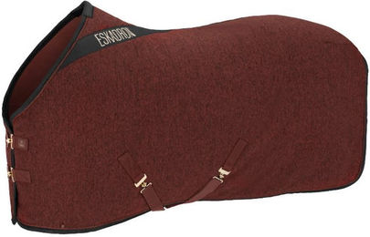 Eskadron Heritage Northern Knit Abschwitzdecke für Pferde in Merlot Größe S – Bild 1 von 1