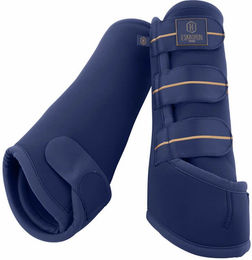 Eskadron Heritage Pro Dressage Gamaschen hinten Neopren Blau Größe M – Bild 1 von 2